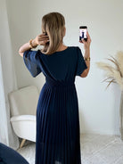 Robe longue marine - Ana femme du S au 3XL