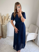 Robe longue marine - Ana femme du S au 3XL