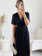 Robe longue marine - Ana