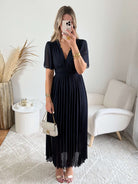 Robe longue marine - Ana