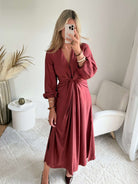 Robe rose foncée - Alma