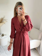 Robe rose foncée - Alma