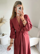 Robe rose foncée - Alma