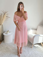 Robe en tulle rose - Léna 