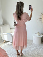 Robe en tulle rose - Léna 