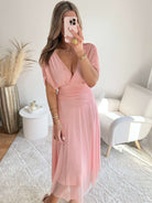 Robe en tulle rose - Léna 
