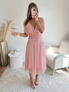 Robe en tulle rose - Léna 