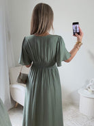 Robe longue verte - Diana