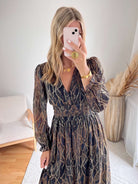 Robe noire dorée - Gloria