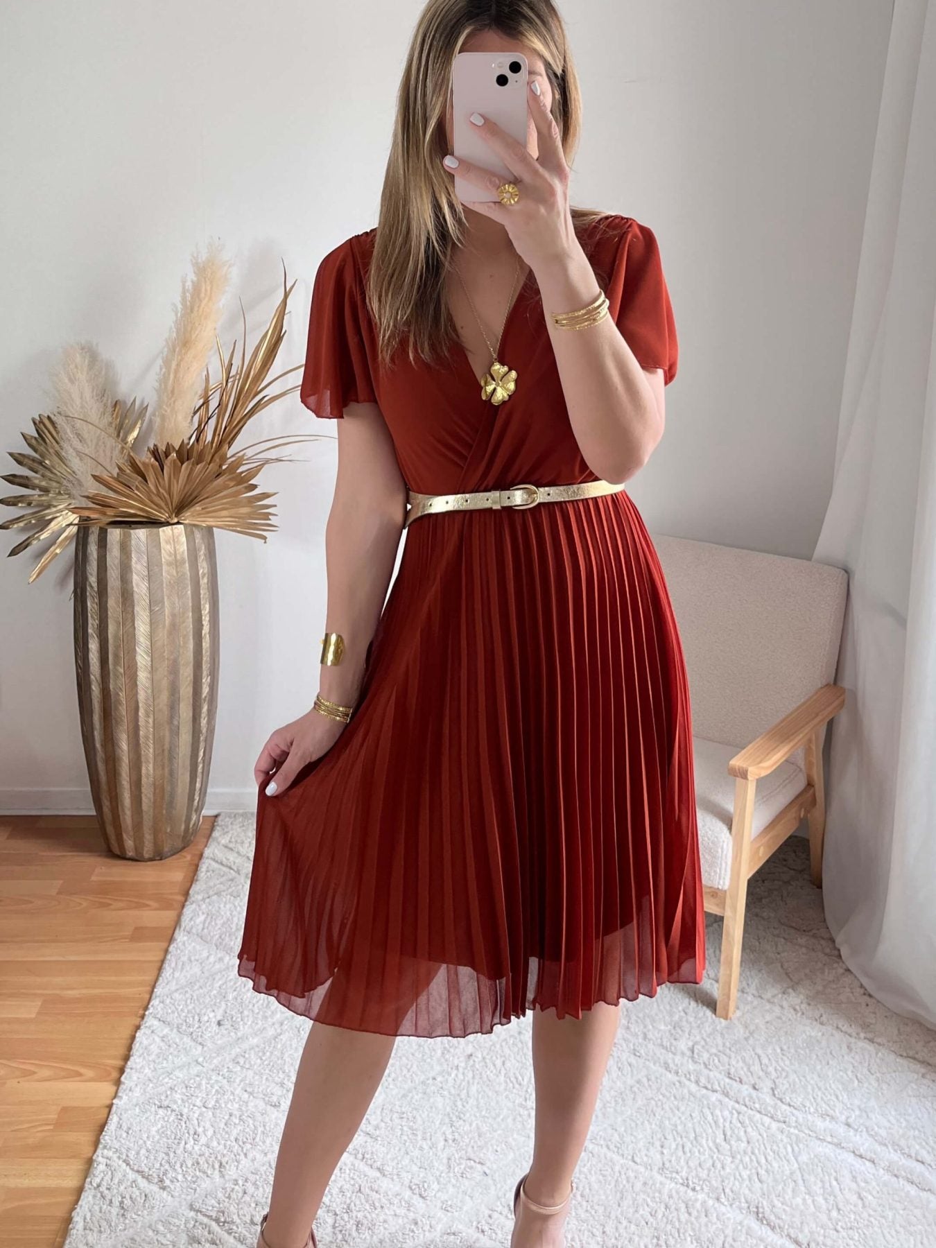 Robe terracotta - Alma