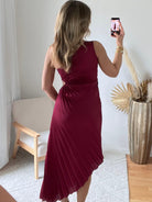 Robe bordeaux - Selena