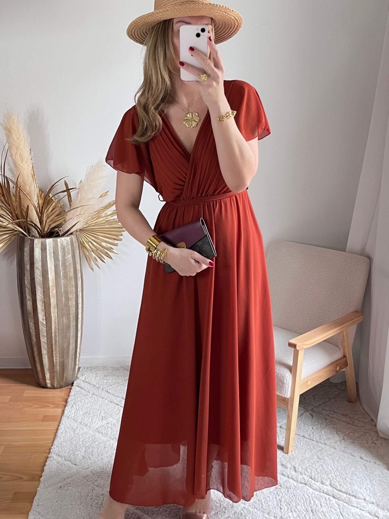 Robe Terracotta - Chloé