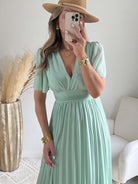 Robe vert d'eau - Ana
