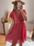 Robe vieux rose - Louane