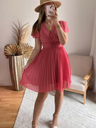 Robe vieux rose - Louane