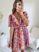 Robe voile imprimée - Lilou