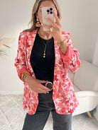 Veste fleurie corail - Dita