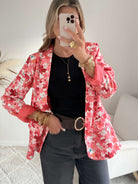 Veste fleurie corail - Dita