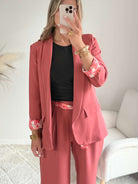 Veste fluide terracotta - Dita
