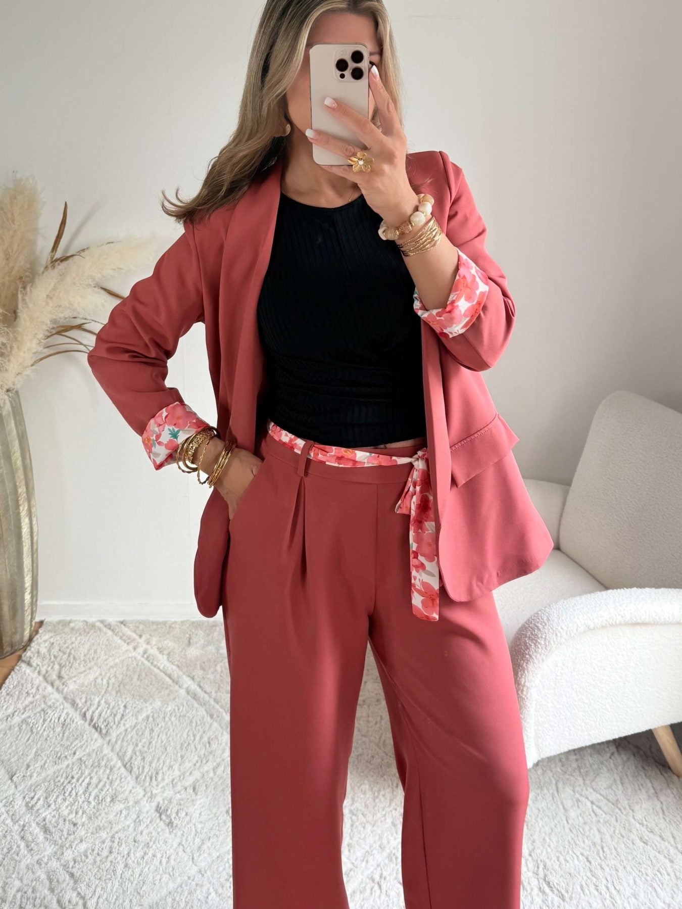 Veste fluide terracotta - Dita