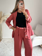 Veste fluide terracotta - Dita