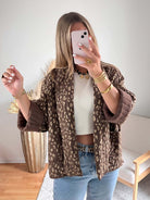 Veste marron dorée - Emy