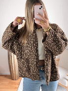 Veste marron dorée - Emy