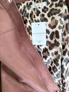 Veste marron effet daim - Lou