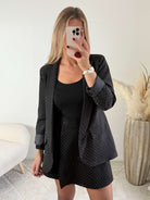 Veste noire à strass - Stella