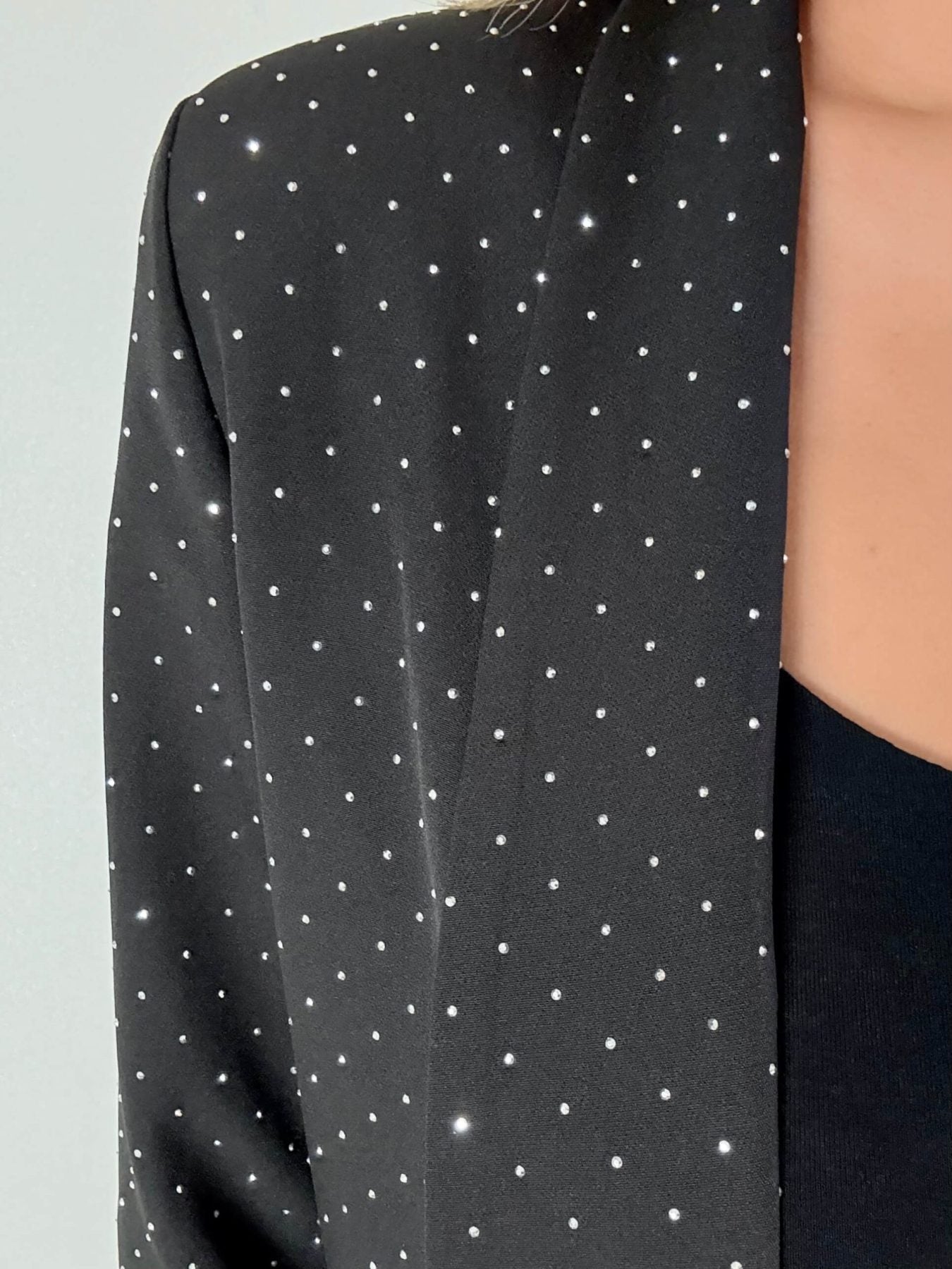 Veste noire à strass - Stella