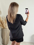 Veste noire à strass - Stella