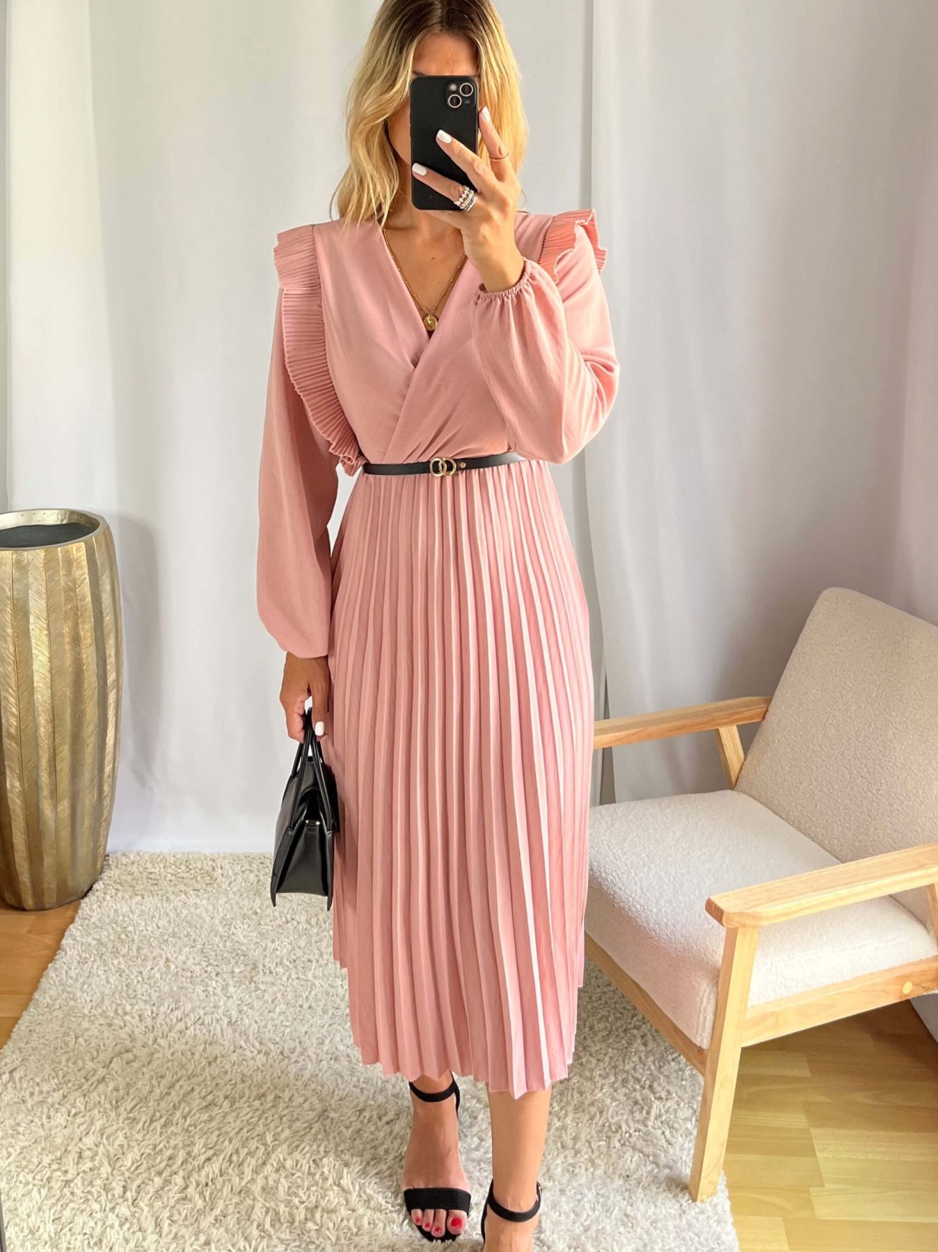 Robe rose Emma