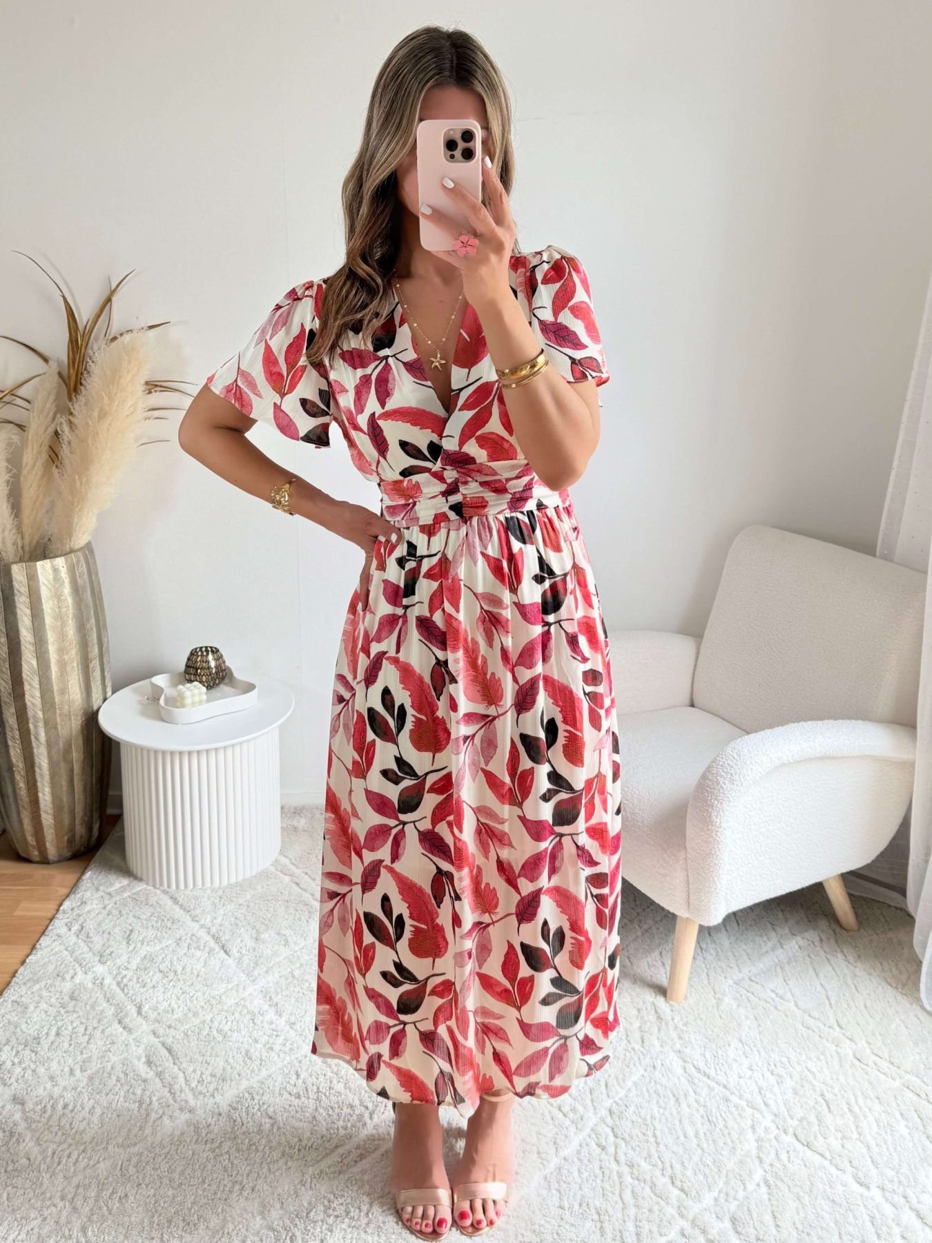 Robe longue dos nu - Lucie