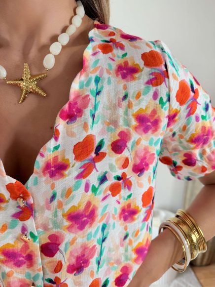Blouse colorée – Laure