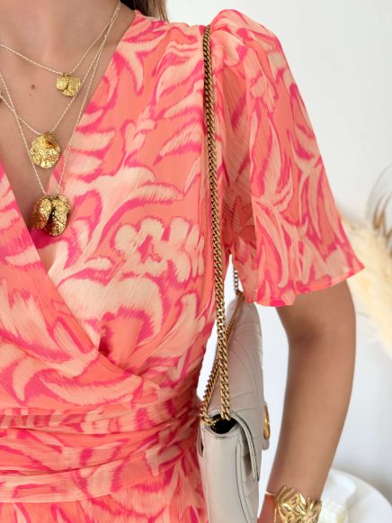 Robe corail – Lisa