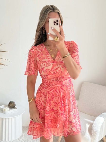 Robe corail – Lisa