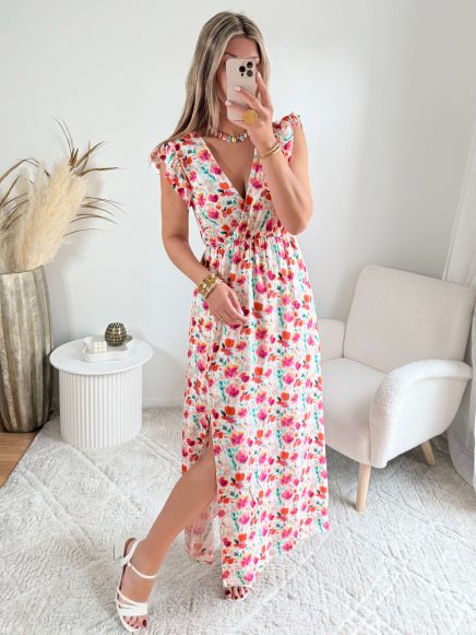 Robe longue fleurie – Laure