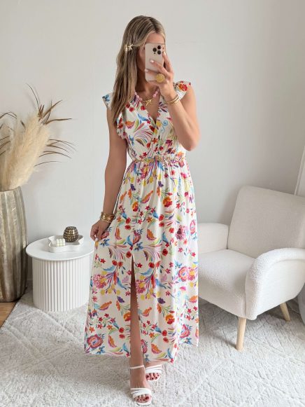Robe longue fendue – Angy