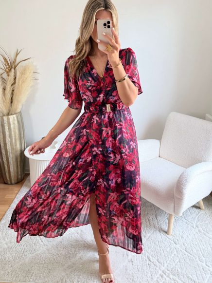 Robe longue fendue – Isabella