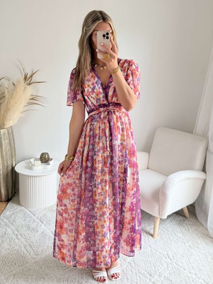 Robe longue imprimée – Lilou