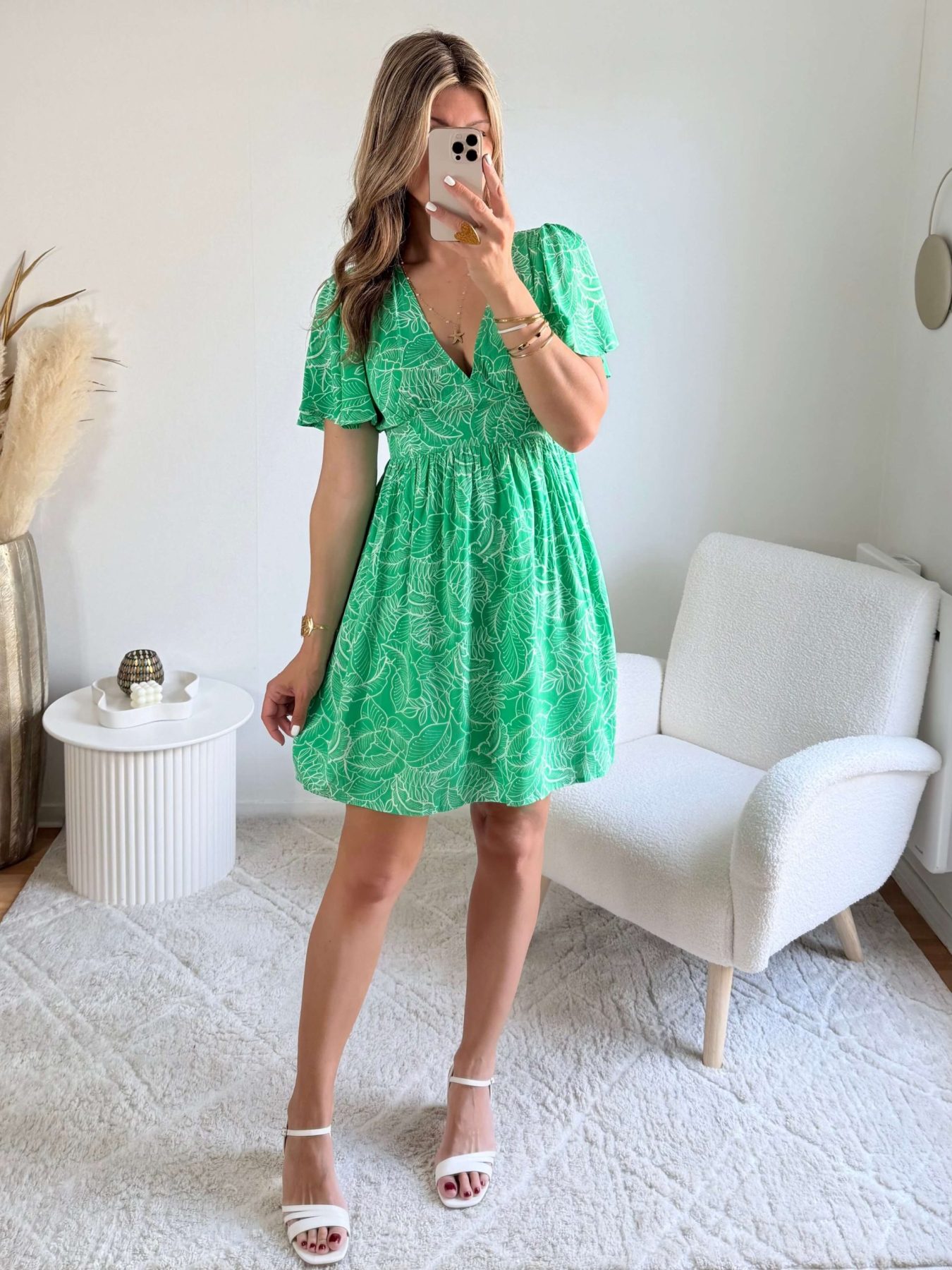 Robe courte verte - Dakota