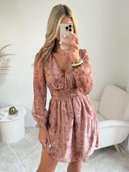 Robe courte irisée – Jade