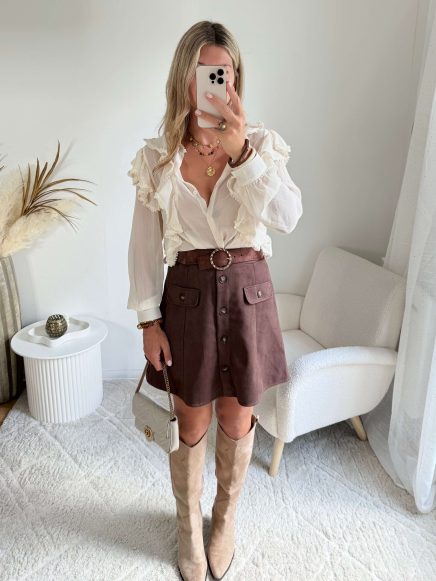 Blouse à volants – Amor