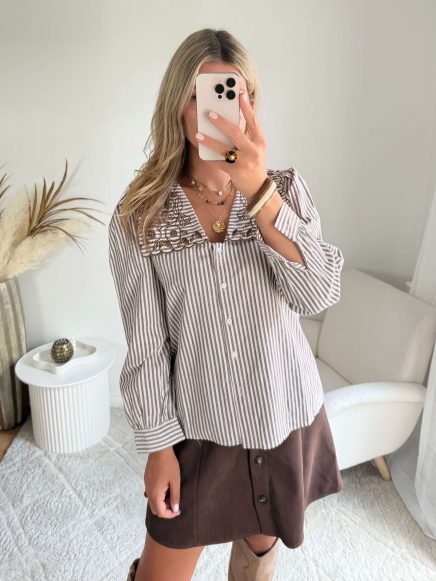 Chemise à rayures – Claudine