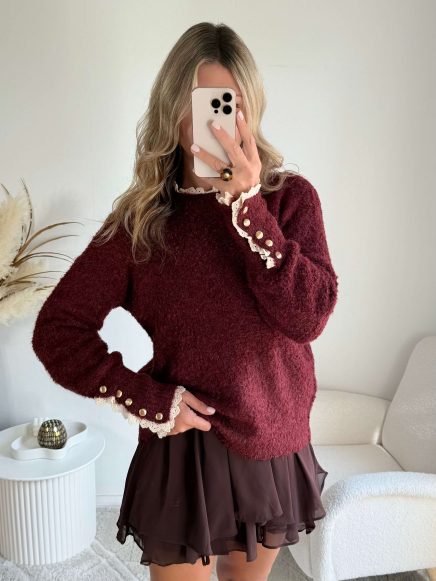 Pull bordeaux – Axel