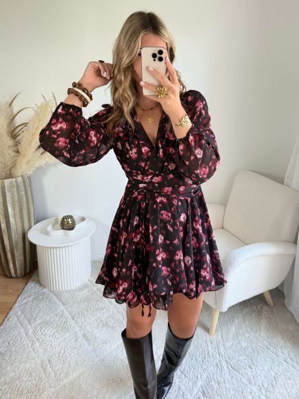 Robe courte fleurie – Beth
