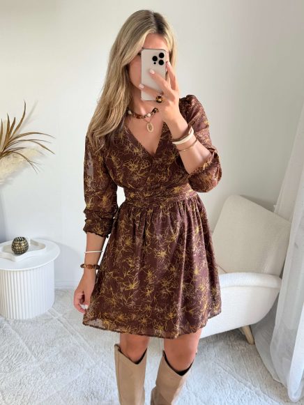 Robe courte à motifs – Ness