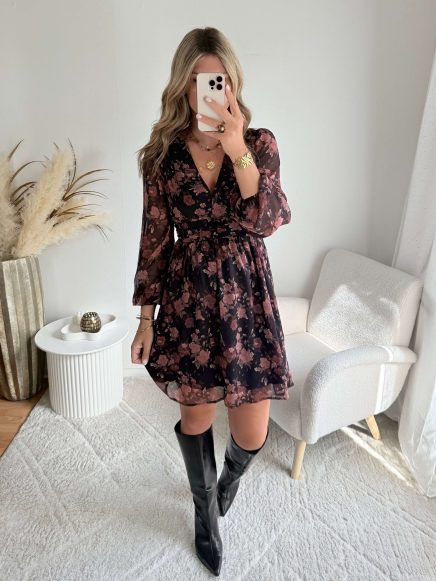Robe courte fleurie – Gisèle