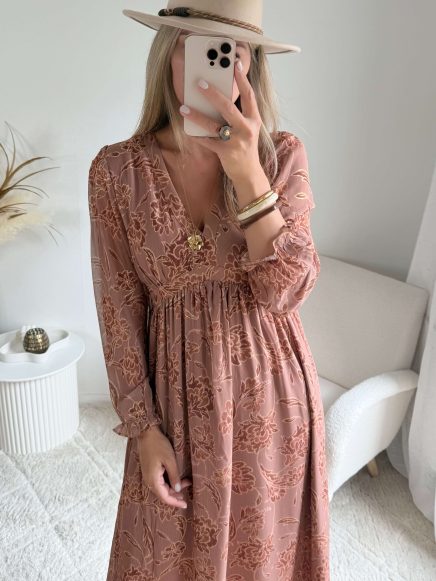 Robe longue fluide – Eva
