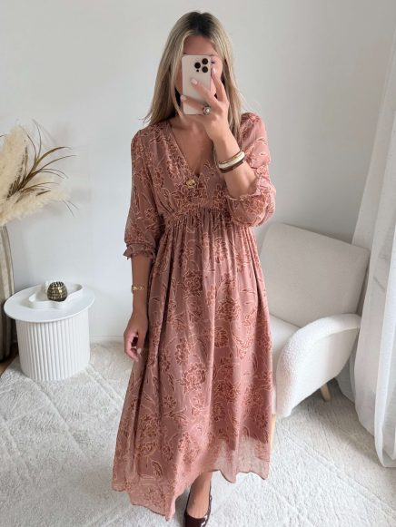Robe longue fluide – Eva
